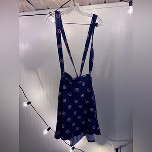 Hot Topic Captain America Suspender Skirt